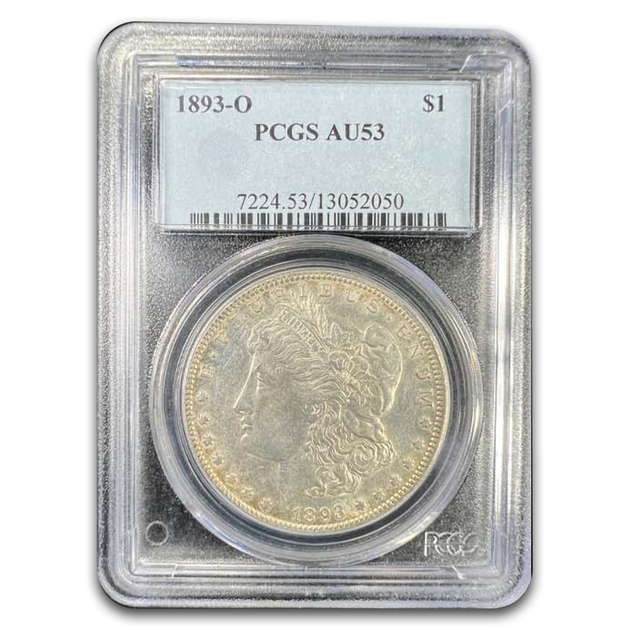 1893-O Morgan Dollar AU-53 PCGS