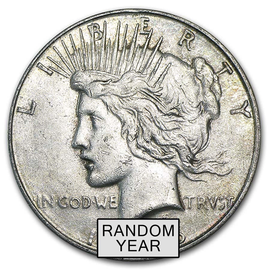 1922-1935 Peace Silver Dollar VG-XF (Random Year) 1922-1935 Peace Silver Dollar VG-XF (Random Year)