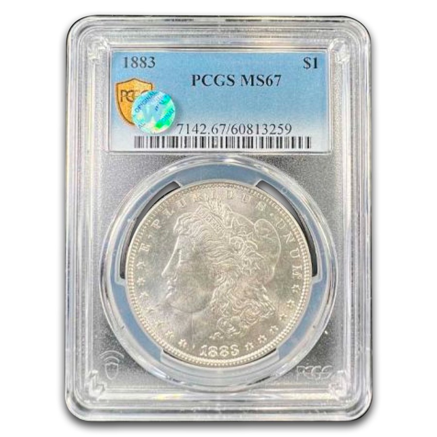 1883 Morgan Dollar MS-67 PCGS 1883 Morgan Dollar MS-67 PCGS