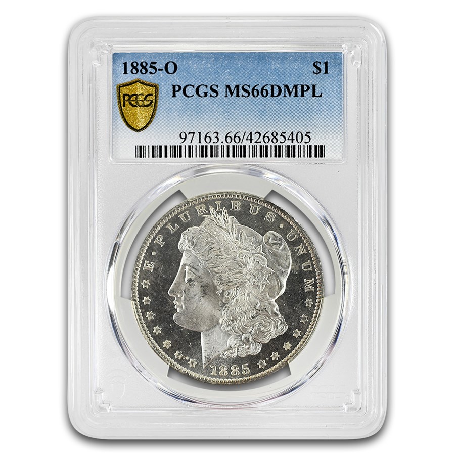 1885-O Morgan Dollar MS-66 PCGS (DMPL) 1885-O Morgan Dollar MS-66 PCGS (DMPL)
