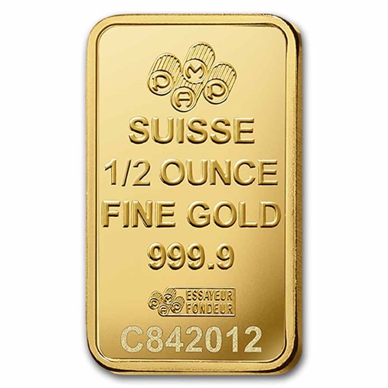 1/2 oz Gold Bar - PAMP Lady Fortuna Veriscan® (In Assay)
