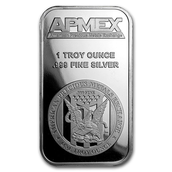 1 oz Silver Colorized Bar - APMEX (Floating Hearts)