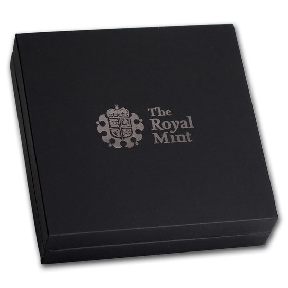2018 GB Proof 1 oz Silver Queen's Beasts Bull (w/Box &amp; COA)