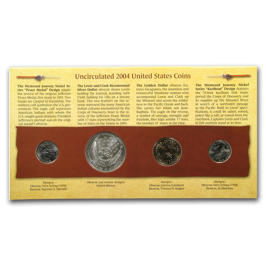 2004 Lewis & Clark Coin & Currency Set