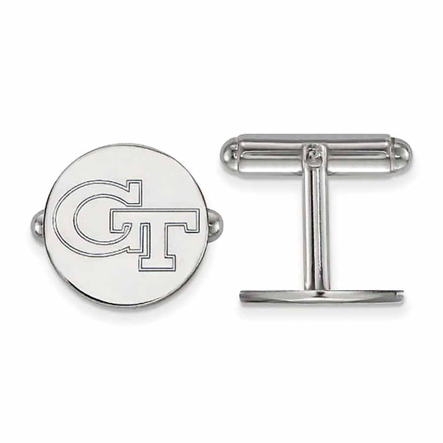 Sterling Silver Georgia Institute of Technology Cuff Links
