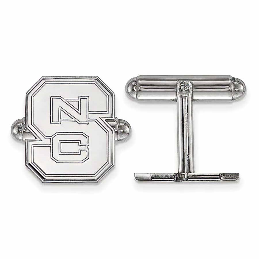 Sterling Silver North Carolina State University Cuff Link