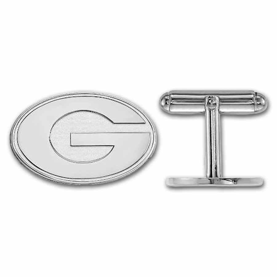 Sterling Silver University of Georgia Cuff Link
