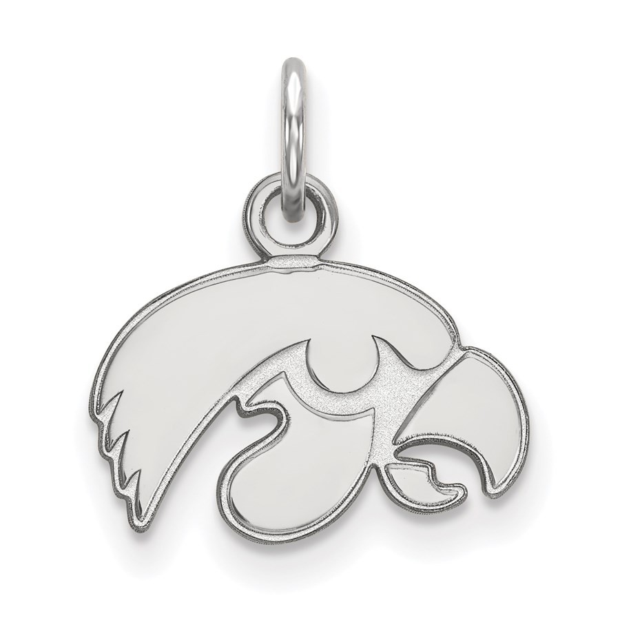 Sterling Silver University of Iowa Pendant
