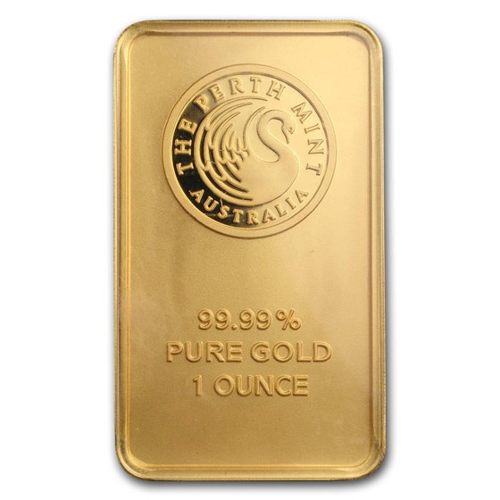1 oz Gold Bar - The Perth Mint (Classic, Green Assay)