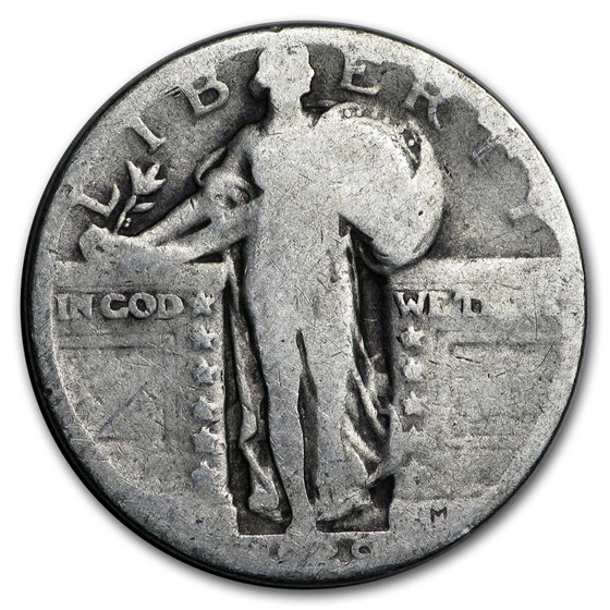 90% Silver Standing Liberty Quarters 40-Coin Roll (Dateless)