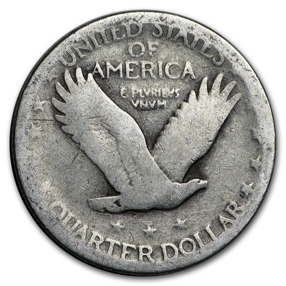 90% Silver Standing Liberty Quarters 40-Coin Roll (Dateless)