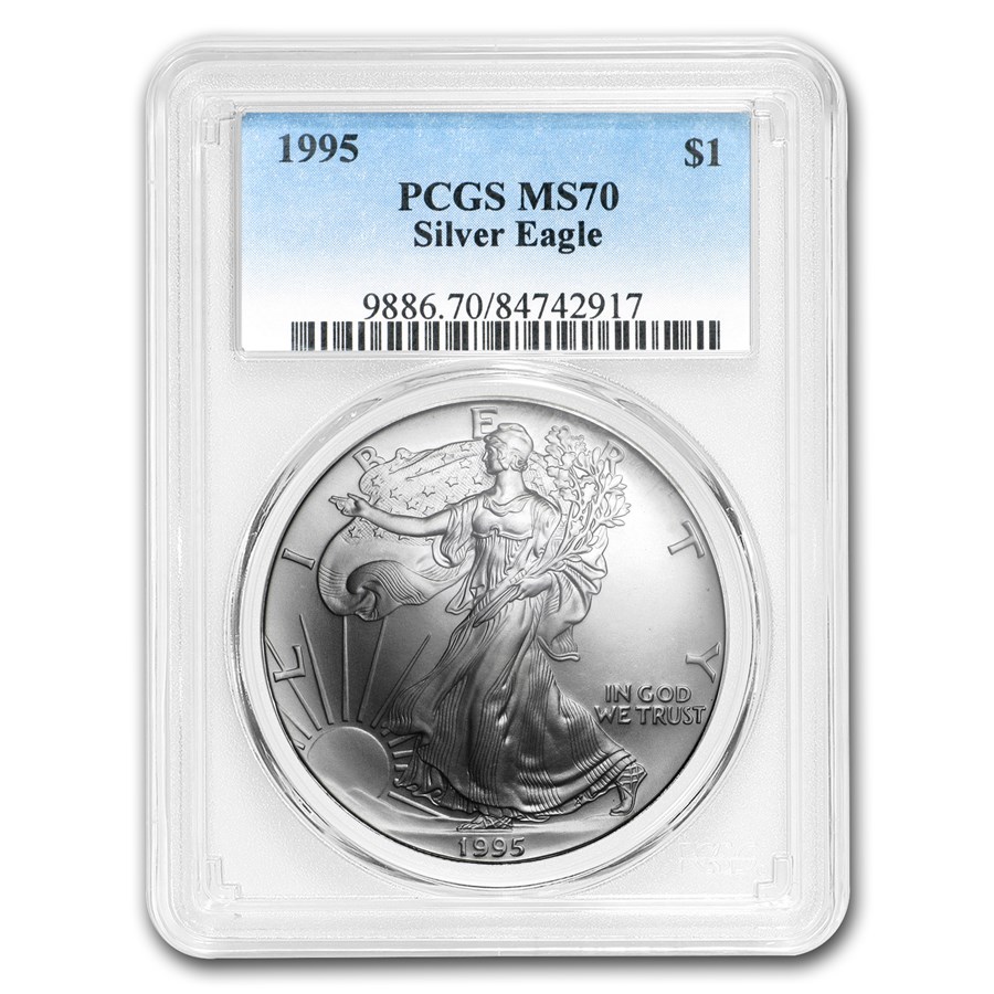 1995 American Silver Eagle MS-70 PCGS