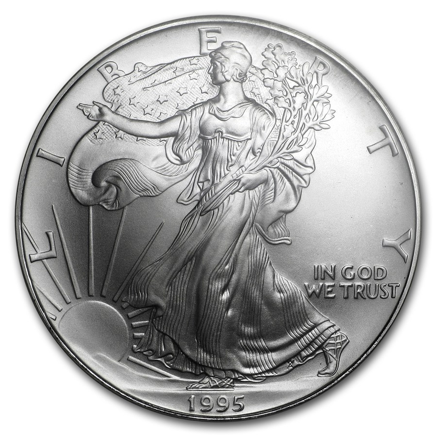 1995 American Silver Eagle MS-70 PCGS
