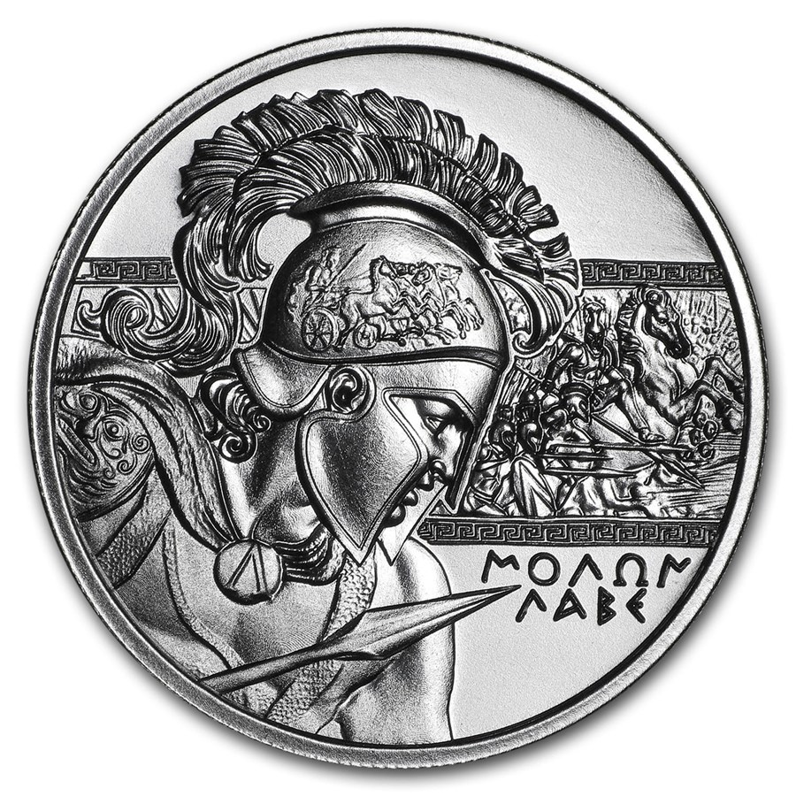 2 oz Silver High Relief Round - Molon Labe (Type 1)