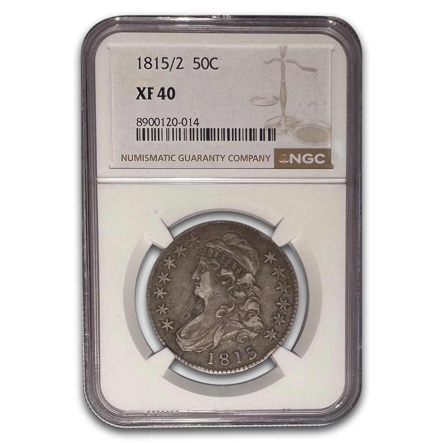 1815/2 Bust Half Dollar XF-40 NGC