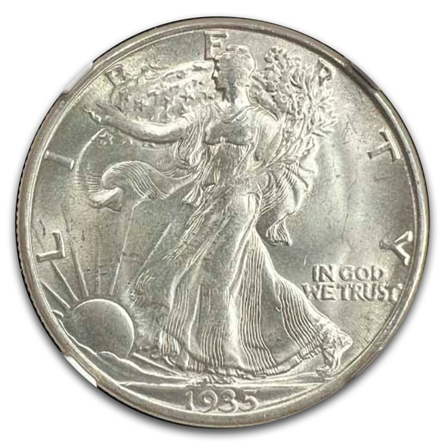 1935-D Walking Liberty Half Dollar MS-65 NGC