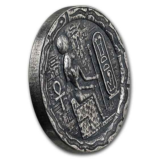 1/2 oz Silver UHR Relic Round - Egyptian Cat Goddess Bastet