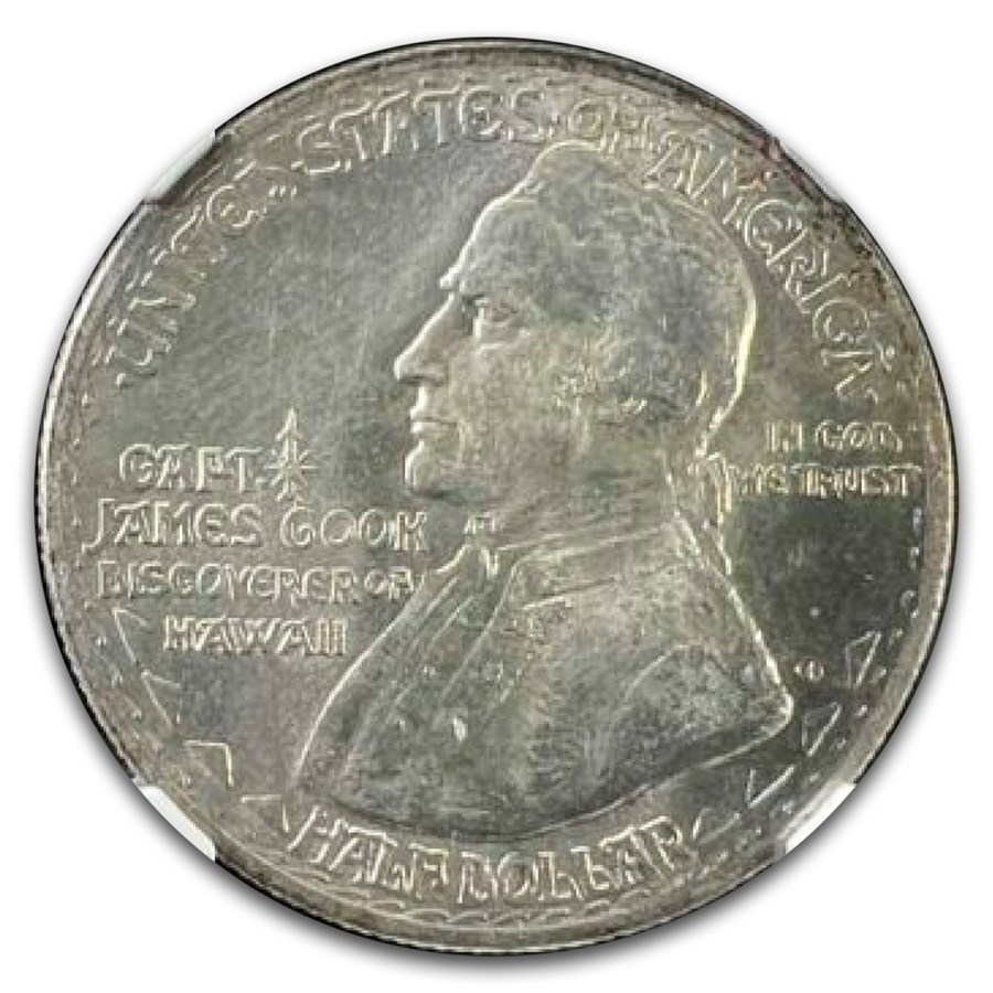1928 Hawaii Sesquicentennial Half Dollar MS-66 NGC