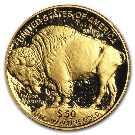 Random Year 1 oz Proof Gold Buffalo (w/Box &amp; COA)
