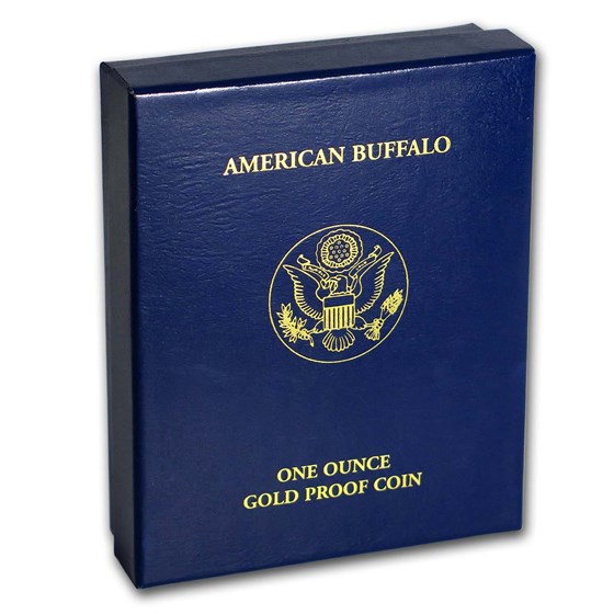 Random Year 1 oz Proof Gold Buffalo (w/Box &amp; COA)