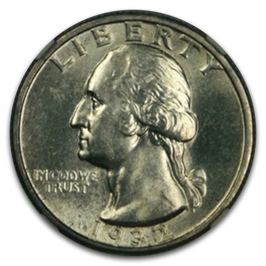 1932-S Washington Quarter MS-62 NGC