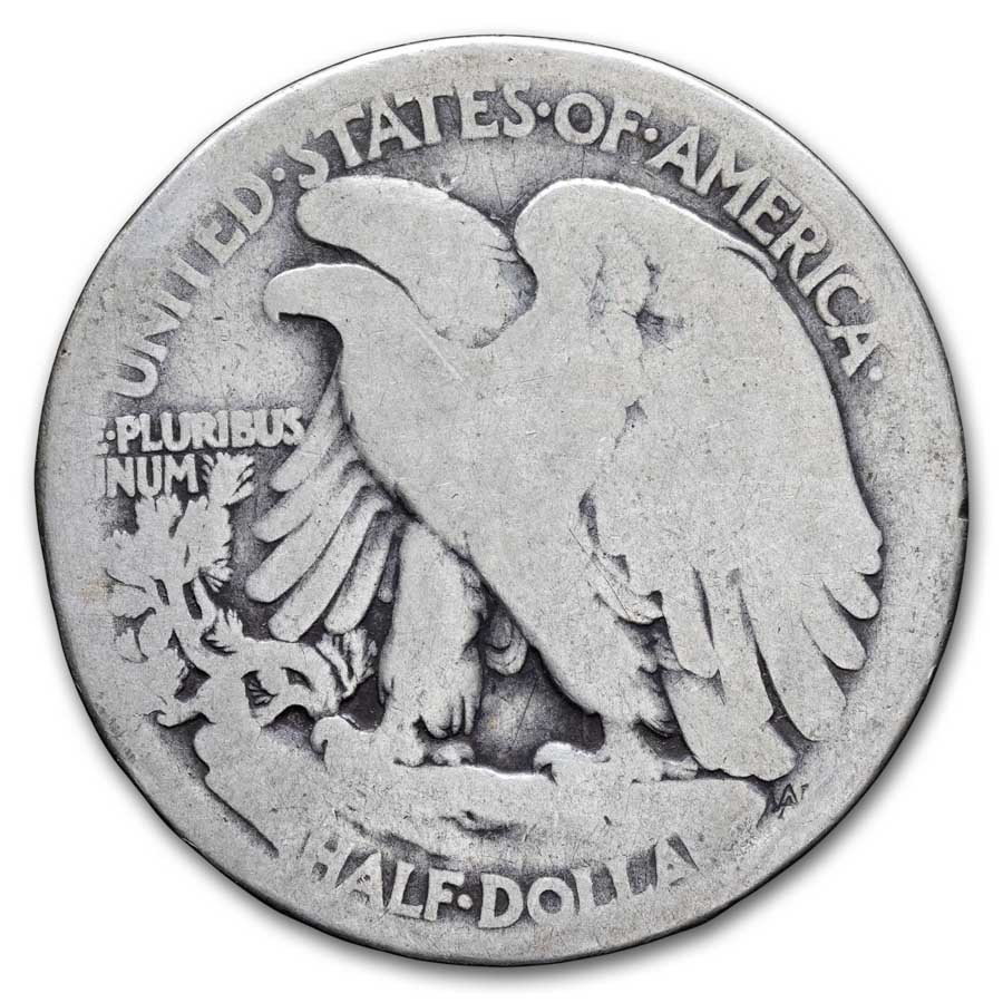 1916-D Walking liberty Half Dollar Fair