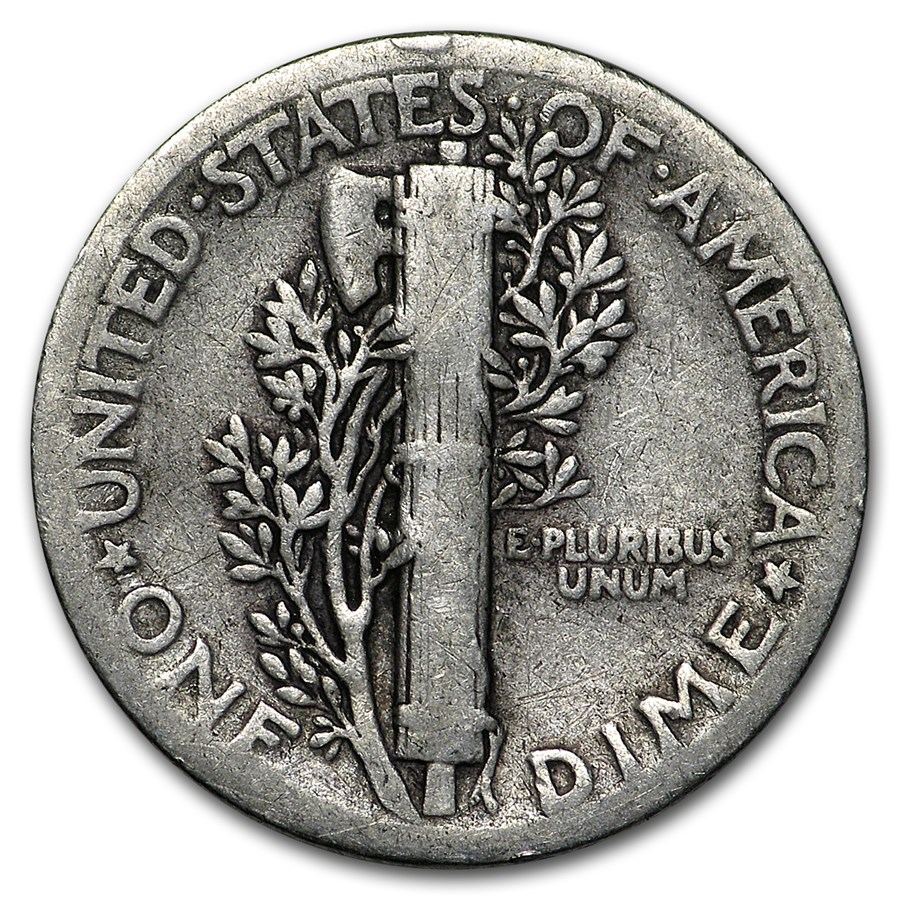 1934 Mercury Dime Good/VF