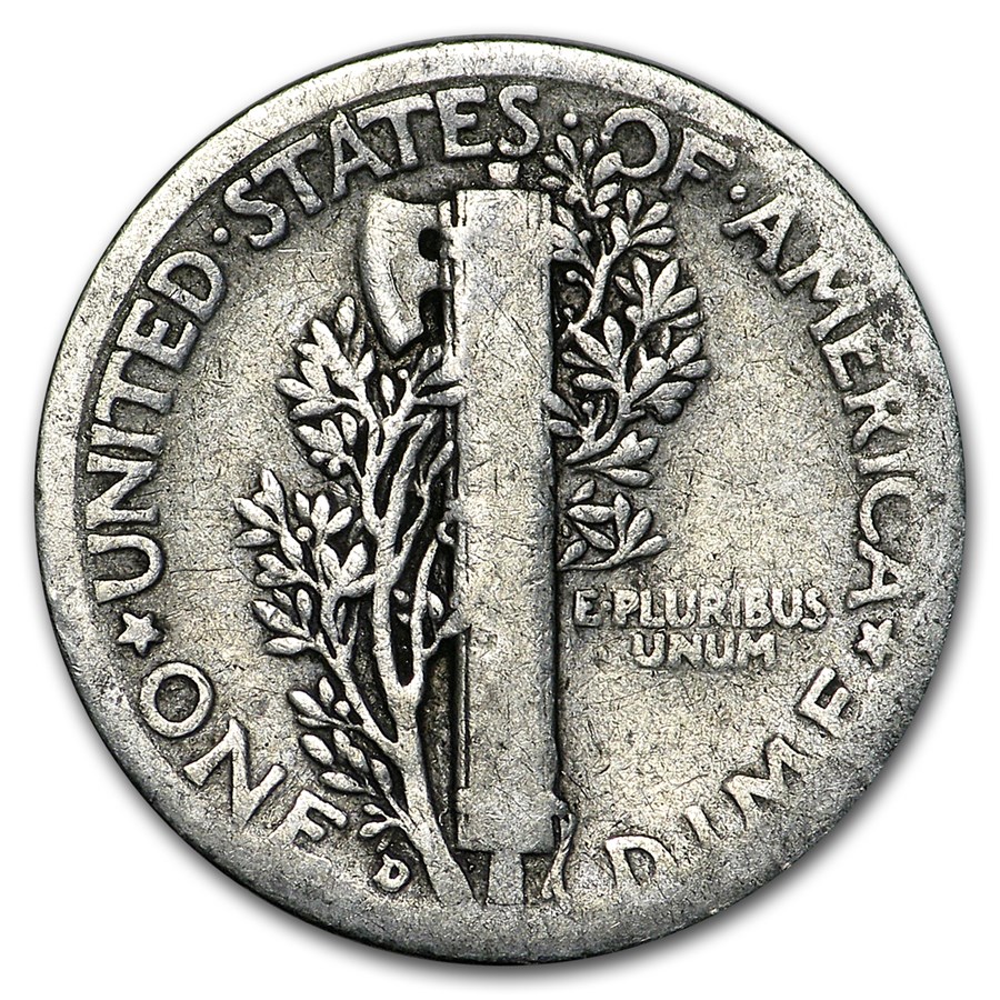 1934-D Mercury Dime Good/VF