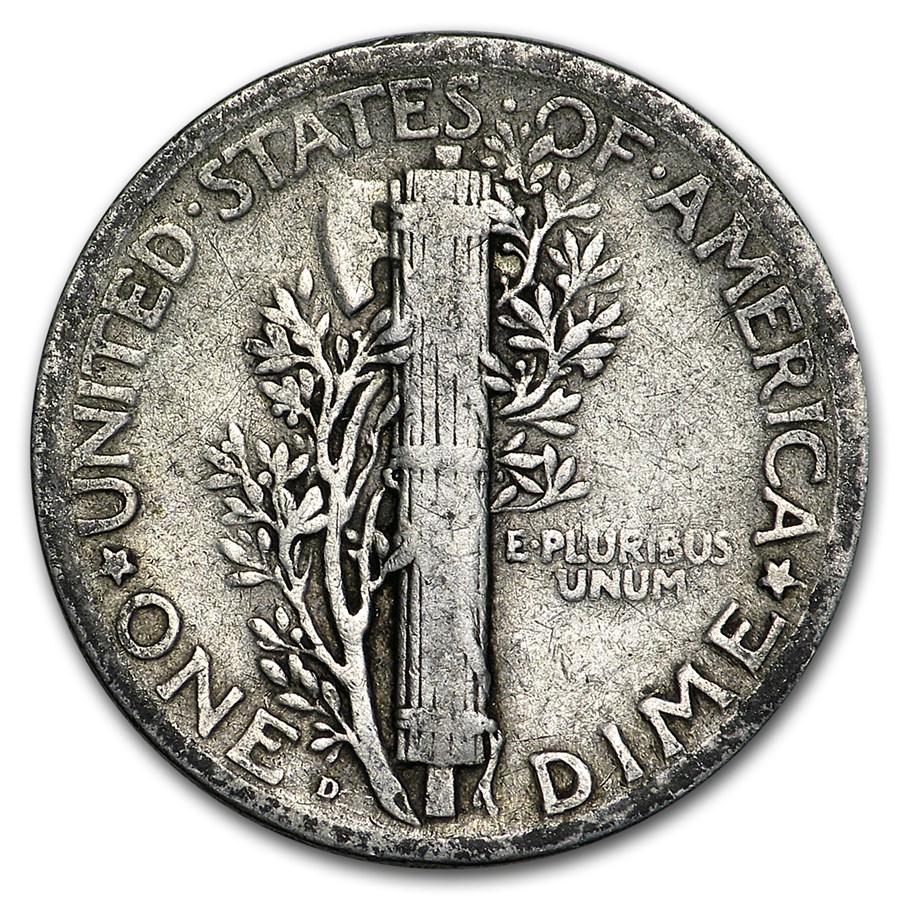 1925-D Mercury Dime Good/VG
