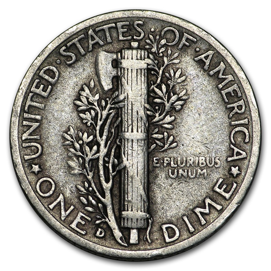 1941-D Mercury Dime Good/VF