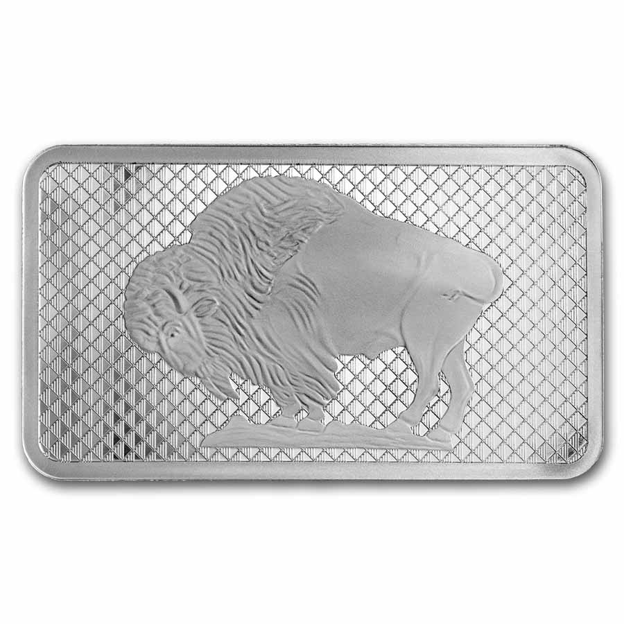 10 oz Silver Bar - Buffalo