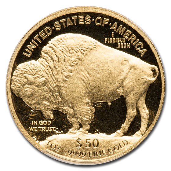 2017-W 1 oz Proof Gold Buffalo PR-70 PCGS (FDI, Mercanti)