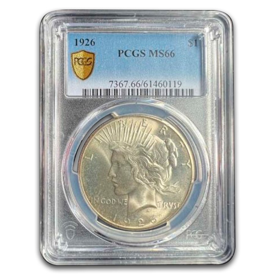 1926 Peace Dollar MS-66 PCGS