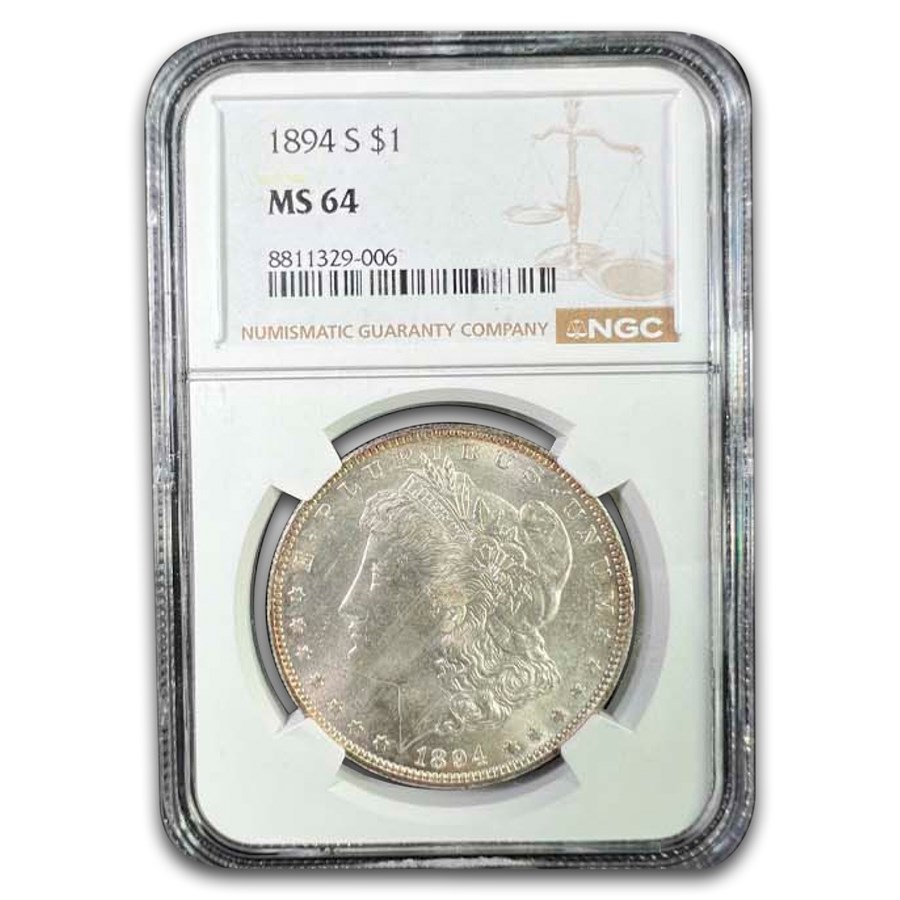 1894-S Morgan Dollar MS-64 NGC