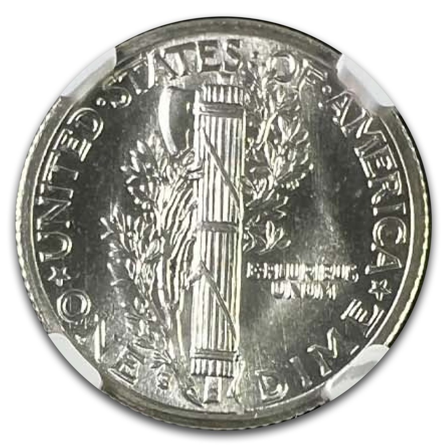 1935-S Mercury Dime MS-67 NGC (FB)