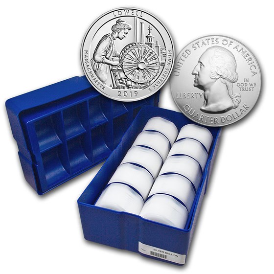 2019 5 oz Silver ATB Lowell National Historical Park, MA