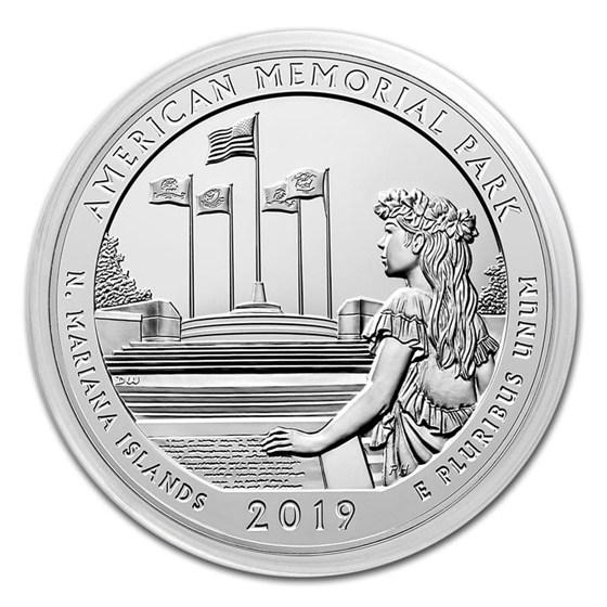 2019 5 oz Silver ATB American Memorial Park, MP