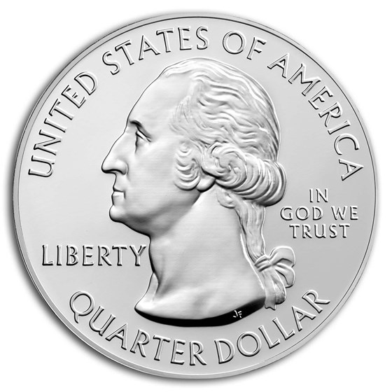 2019 5 oz Silver ATB San Antonio Missions National Hist. Park, TX