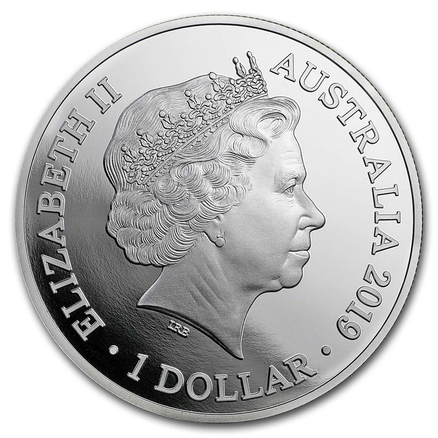 2019 Australia 1 oz Silver $1 Dolphin BU