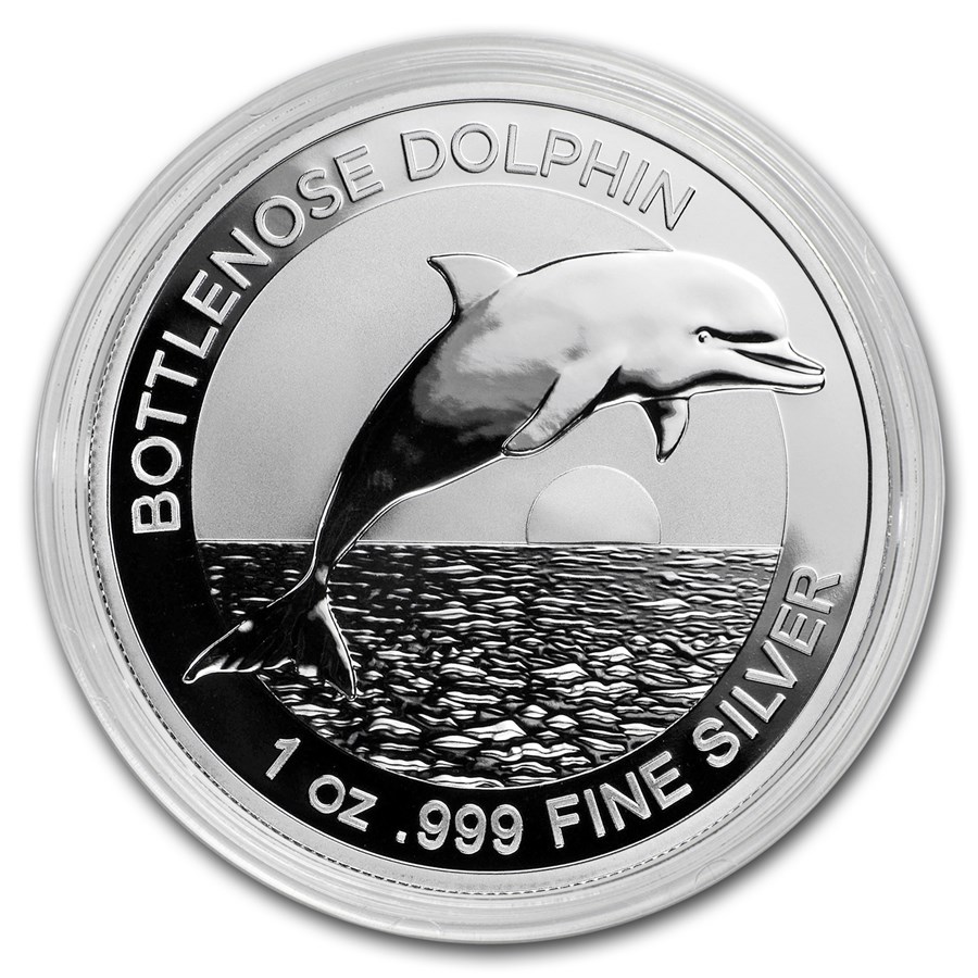 2019 Australia 1 oz Silver $1 Dolphin BU