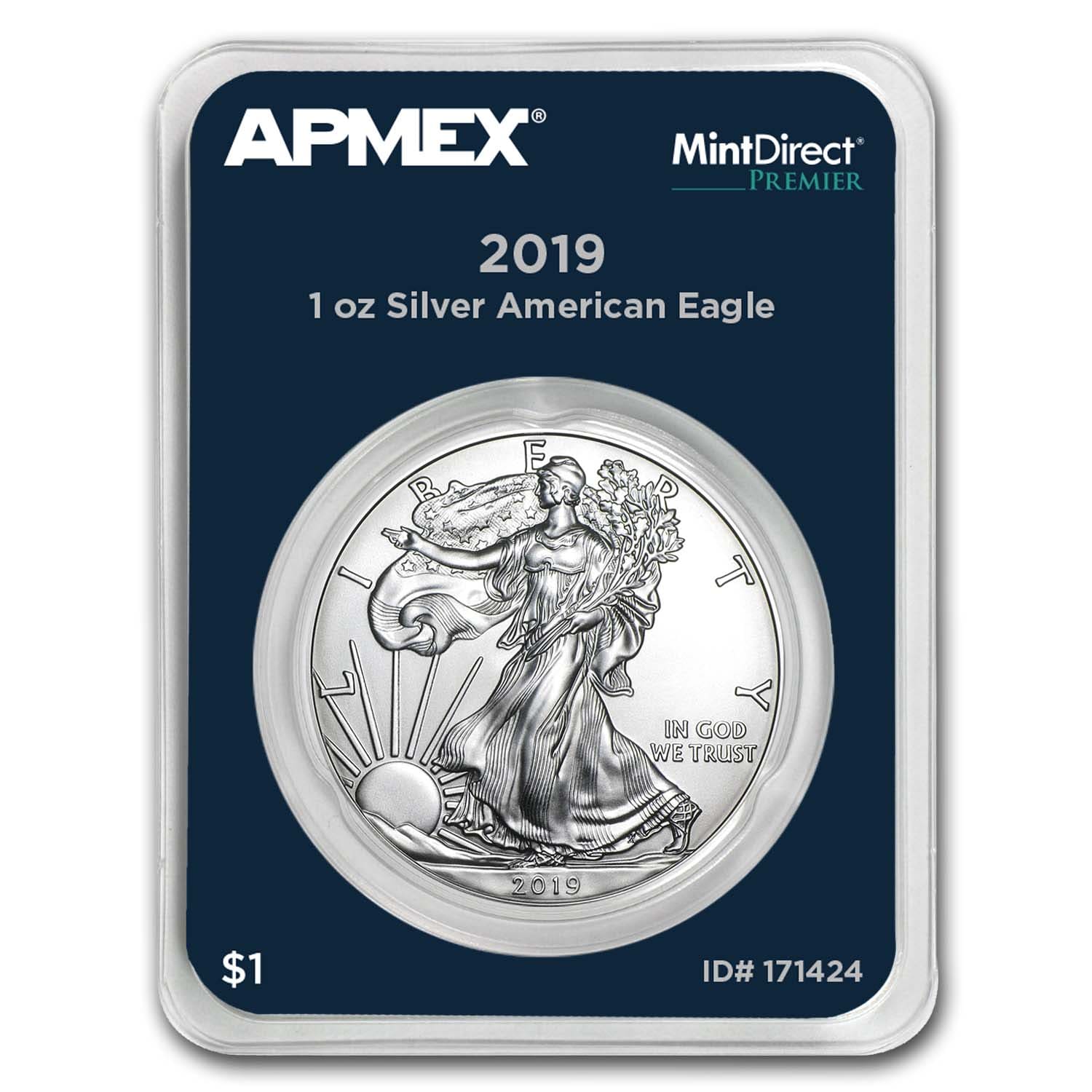 2019 1 oz American Silver Eagle (MintDirect® Premier Single)