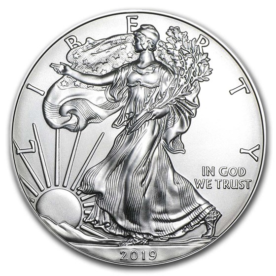 2019 1 oz Silver Eagles (20-Coin MintDirect® Premier Tube)