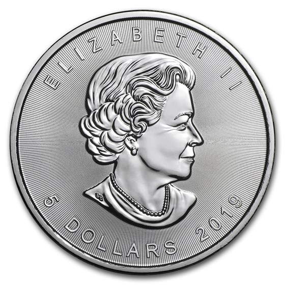 2019 Canada 1 oz Silver Maple Leaf BU