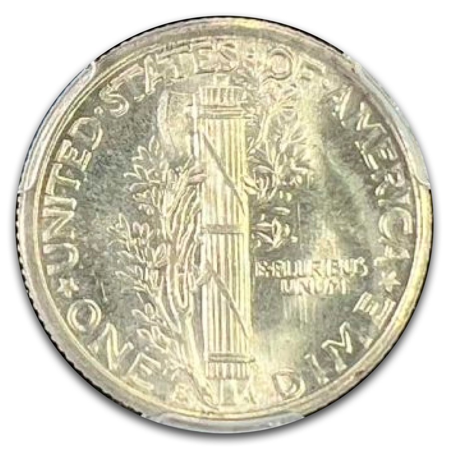 1928-S Mercury Dime MS-66 PCGS CAC (FB)