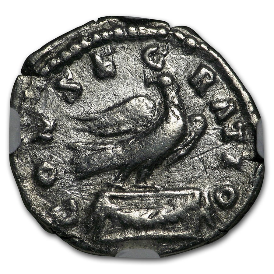 Roman Denarius Marcus Aurelius (161-180 AD) VF NGC