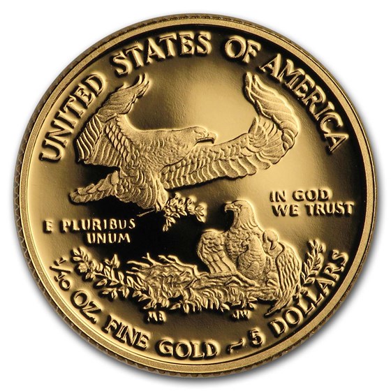 2019-W 4-Coin Proof American Gold Eagle Set (w/Box &amp; COA)