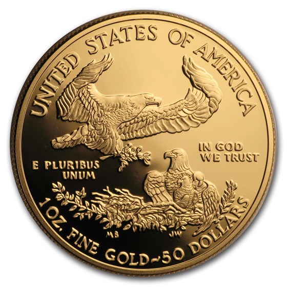 2019-W 4-Coin Proof American Gold Eagle Set (w/Box &amp; COA)