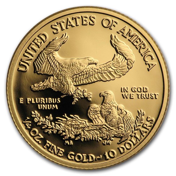 2019-W 4-Coin Proof American Gold Eagle Set (w/Box &amp; COA)