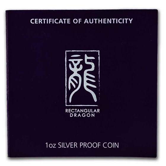 2018 Australia 1 oz Silver Dragon Proof