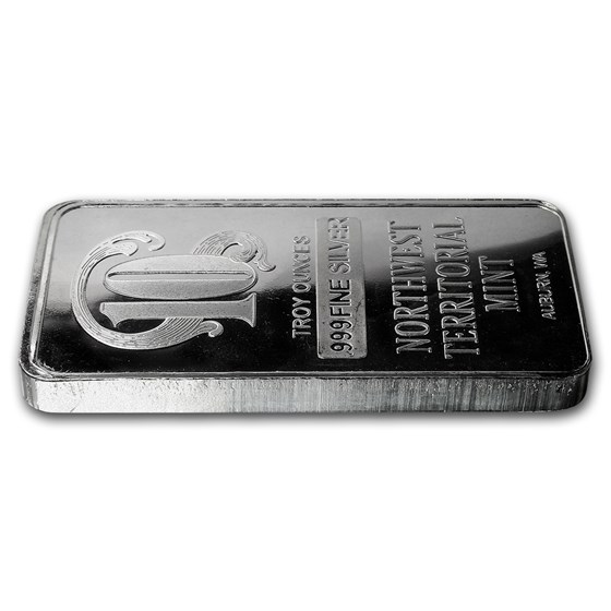 10 oz Silver Bar - Northwest Territorial Mint